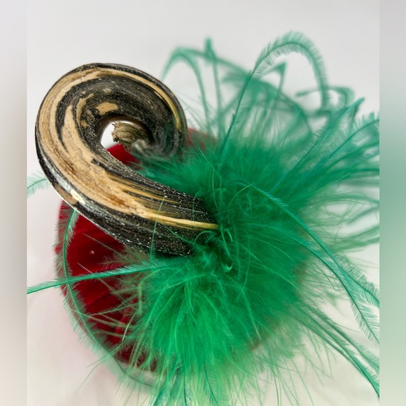 “Mrs.Grinch” Velvet Pumpkin Home Decor - Picture 5 of 6